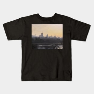 Fog in Prague Kids T-Shirt